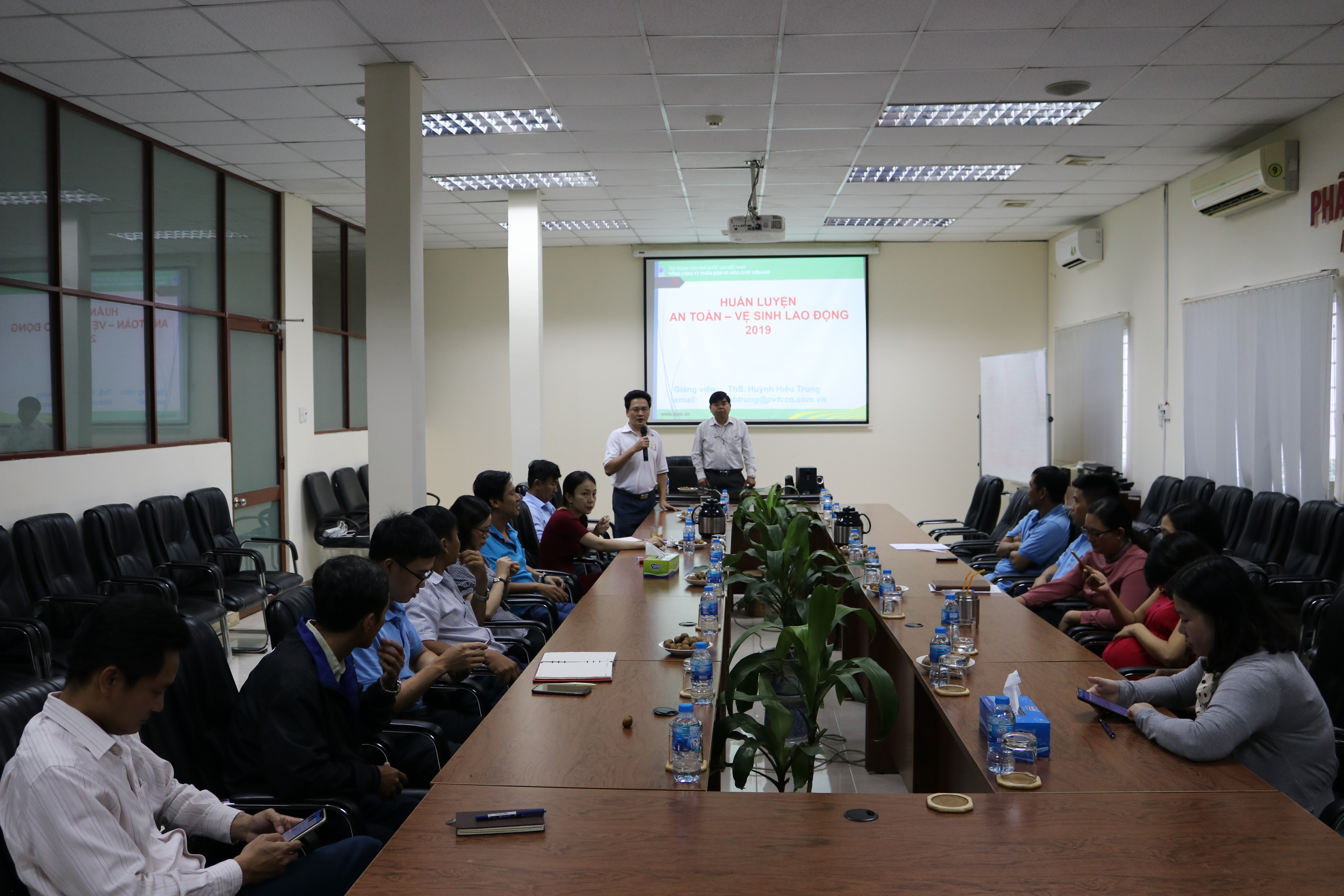 PVFCCo SW tổ chức lớp huấn luyện An toàn - Vệ sinh lao động năm 2019