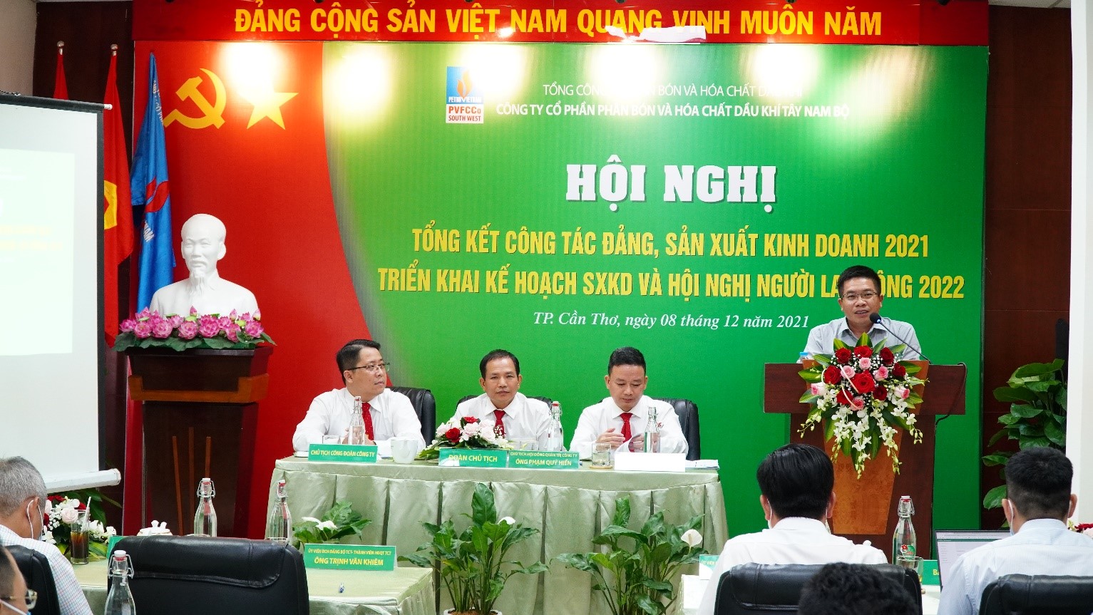 PSW TỔ CHỨC HỘI NGHỊ TỔNG KẾT CÔNG TÁC ĐẢNG, HOẠT ĐỘNG SXKD NĂM 2021, TRIỂN KHAI KẾ HOẠCH SXKD VÀ HỘI NGHỊ NGƯỜI LAO ĐỘNG NĂM 2022