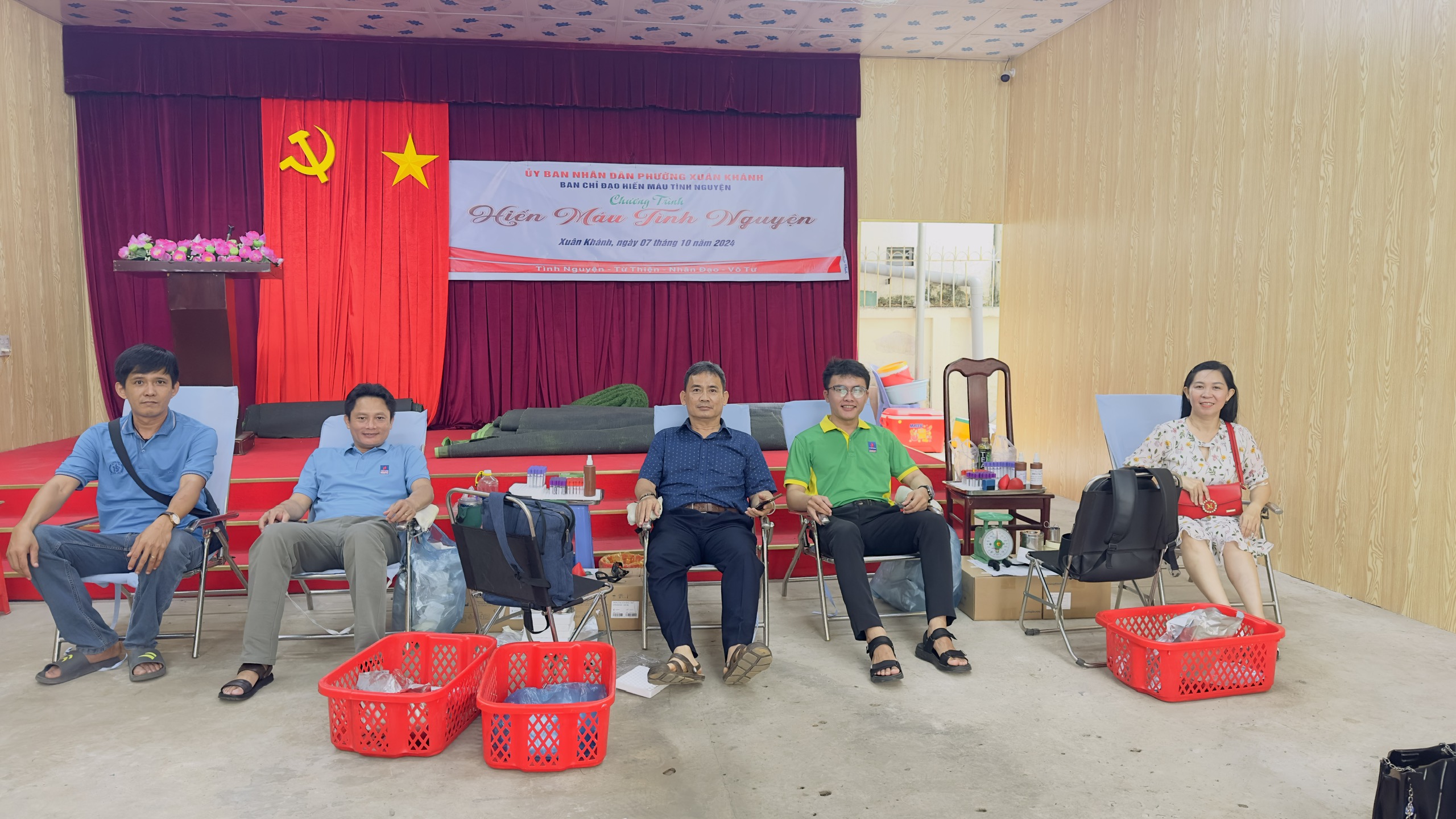 Chi đoàn PVFCCo-PSW phối hợp tổ chức chương trình Hiến máu tình nguyện