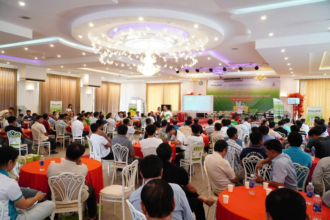 CÔNG TY PHÚ MỸ TÂY NAM BỘ TỔ CHỨC HỌP MẶT NÔNG DÂN SẢN XUẤT LỚN TẠI AN GIANG