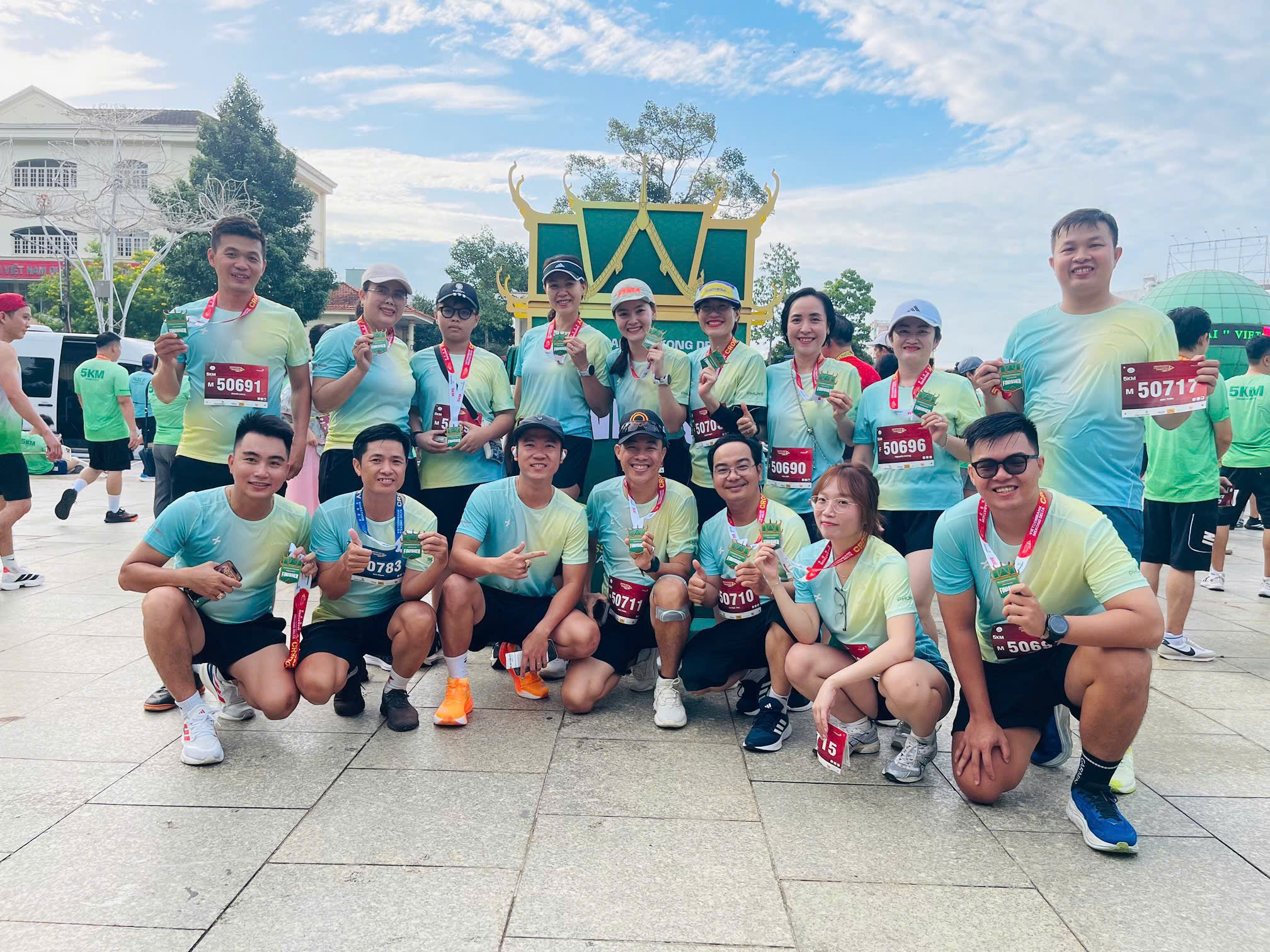 Phú Mỹ Tây Nam Bộ sôi nổi tham gia Mekong Delta Cross Country Marathon 2026